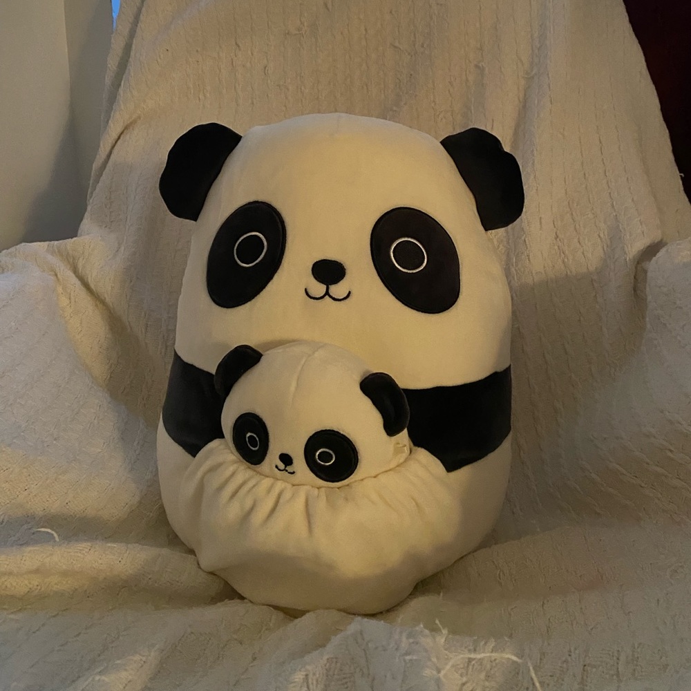 12” BNWT Stanley Mom and Baby Panda Squishmallows 🐼